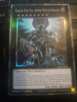 ☆ RA01-EN037 Galaxy-Eyes Full Armor Photon Dragon Collector's Rare 1st Ed YuGiOh - Image 1