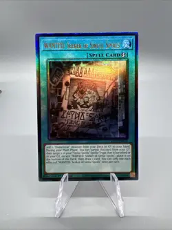 WANTED: Seeker of Sinful Spoils RA03-EN074 Prismatic Ultimate Rare Yugioh Card - Image 1