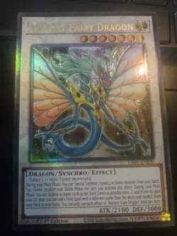 RA01-EN030 Ancient Fairy Dragon Ultimate Rare 1st Edition YuGiOh - Image 1