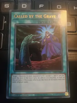 RA01-EN057 Called by the Grave Ultra Rare 1st Edition YuGiOh Card - Image 1