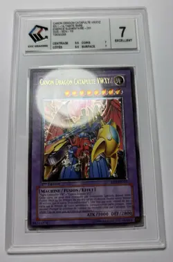 YuGiOh CANON DRAGON CATAPULTE VWXYZ - EEN-FR031 1ere Edition Ulti GRADEE 7 EX - Image 1