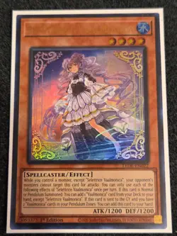 Yugioh Selettrice Vaalmonica LEDE-EN022 Ultra Rare 1st Ed NM - Image 1