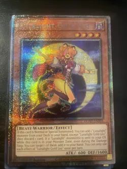 Yugioh Lunalight Gold Leo DUAD-EN005 Starlight Rare 1st Ed NM - Image 1