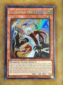 Yugioh Kaibaman The Legend DUAD-EN021 Secret Rare 1st Ed NM - Image 1