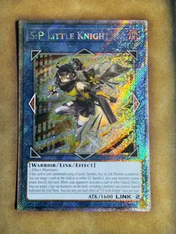Yugioh S:P Little Knight RA03-EN049 Platinum Secret Rare 1st Ed NM - Image 1