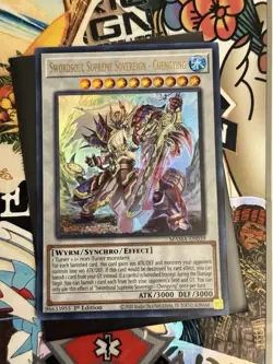 Yugioh Swordsoul Supreme Sovereign-Chengying MAMA-EN039 Ultra Rare 1st Ed NM - Image 1