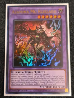 Azamina Mu Rcielago Ultra Rare 1St Edition ROTA-EN031 Yugioh White Forest - Image 1