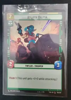Ryloth Militia 108/257 Star Wars Unlimited TCG Card TWI Near Mint NM - Image 1