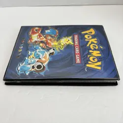 Pokemon Original Trading Card Album Folder 1999 WOTC Binder TCG 90s Vintage 8x6" - Image 5