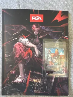 *MINT* SHANKS One Piece TCG OP09-001 July 2025 Promo PSA Sealed Card + Magazine - Image 1
