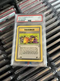 Pokemon TCG 2000 Team Rocket 1st Edition Challenge! #74 PSA 9 *RARE CARD* - Image 1
