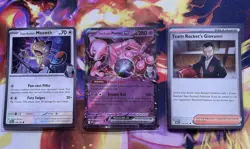 Pokemon Team Rocket’s Mewtwo EX 205 Box Set Promo Card Set Near Mint 2025 - Image 1