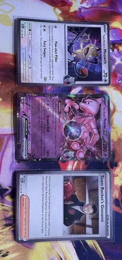 Pokemon Team Rocket’s Mewtwo EX 205 Box Set Promo Card Set Near Mint 2025 - Image 2