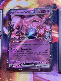 Pokemon Team Rocket’s Mewtwo EX 205 Box Set Promo Card Set Near Mint 2025 - Image 4