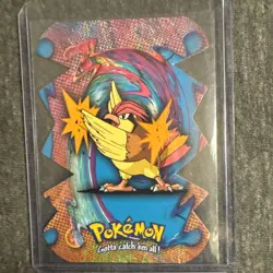 Pidgeotto Die-Cut Embossed Pokemon Topps Series 2 Card LP EV 11 Of 12 - Image 1