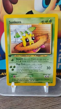 SUNKERN Neo Genesis POKEMON Non-Holo 1st Edition 2000 Trading Card 78/111 - Image 1