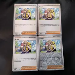4x Arven 166/198 Scarlet & Violet Base 1 REVERSE Pokemon Card Playset NM - Image 1