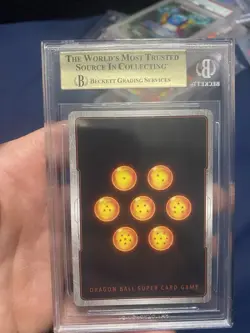 Dragon Ball Super Card 2022 Realm of the Gods Black Kamehameha R 9.5 - Image 2