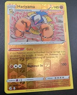 Pokemon Error Miscut Reverse Holo Fusion Strike partial square cut TCG Card LOT - Image 3