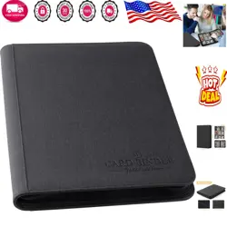 Water-Resistant 9 Pocket Card Binder - Secure & Stylish Storage for 540 Cards - Image 1