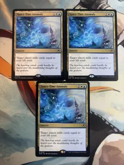 SPACE-TIME ANOMALY X3 Edge Of Eternities EOE Magic MTG MINT CARD - Image 1