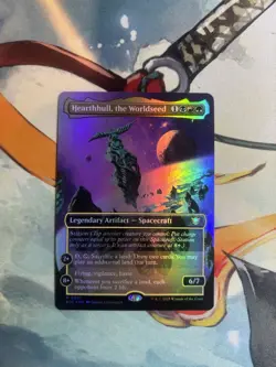 FOIL Hearthhull, the Worldseed (Borderless) 1 MTG EOC Edge of Eternities M EOE - Image 1