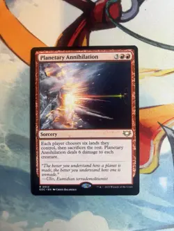 Planetary Annihilation - 12 - NM - Commander: Edge of Eternities - MTG EOE EOC - Image 1