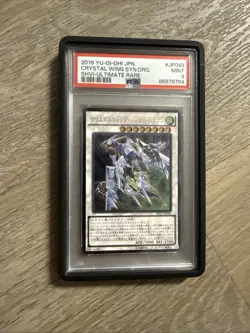 Yugioh 2016 Crystal Wing Sychro Dragon SHV1-JP049 Japanese Ultimate Rare PSA 9 - Image 1