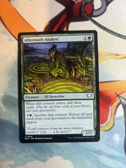 Aftermath Analyst - 91 - NM - Commander: Edge of Eternities - MTG EOC EOE - Image 1