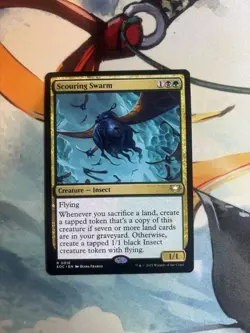 Scouring Swarm R MTG Commander: Edge of Eternities M/NM, English EOE EOC - Image 1