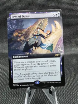 MTG - Jaws Of Defeat (Extended Art) - Commander: Tarkir: Dragonstorm - Image 1