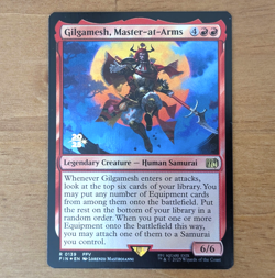Gilgamesh, Master-at-Arms - Prerelease Stamped Foil - Final Fantasy MTG - Image 1