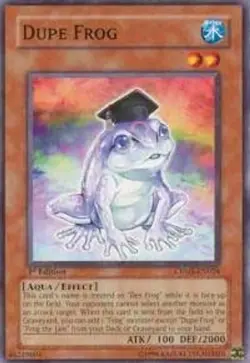 Dupe Frog - Unlimited Crimson Crisis HP YuGiOh - Image 1