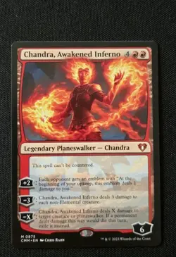 MTG - Chandra, Awakened Inferno - Commander Masters - NM Mythic #875 Non Foil - Image 1