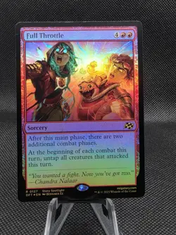 MTG - [FOIL] Full Throttle - Aetherdrift - Image 1