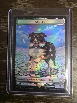 Angelo and Darkstar Double-Sided Token - Final Fantasy MTG - Foil - Image 1