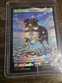 Angelo and Darkstar Double-Sided Token - Final Fantasy MTG - Foil - Image 2