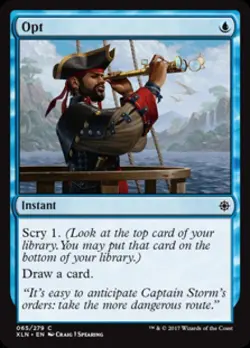 Opt - Light Play MTG Ixalan - Image 1