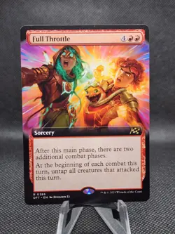 MTG - [FOIL] Full Throttle (Extended Art) - Aetherdrift - Image 1