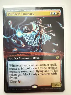 Pinnacle Emissary Rare #349 Extended Art FOIL MTG Edge Of Eternities ENG NM/M - Image 1