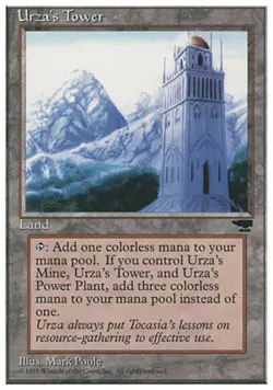 4 x MTG Urza's Tower (Mountains) Chronicles - Hero Deal, English - Image 1