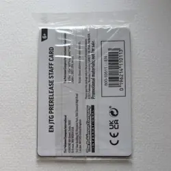 Pokemon Journey Together Staff Prerelease Promo 4 Card Pack Sealed 2025 English - Image 2