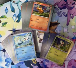 Pokemon Tepig 011 Snivy 001 Oshawott 021 Black Bolt White Flare Promo Lot X 50 - Image 1