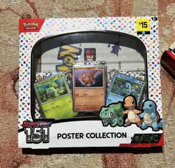 Pokemon TCG Scarlet Violet 151 Poster Collection 6x Lot With Display Box - Image 1