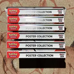 Pokemon TCG Scarlet Violet 151 Poster Collection 6x Lot With Display Box - Image 4