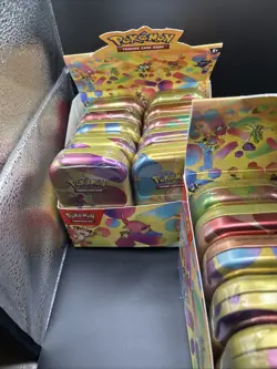 Pokemon TCG: Scarlet & Violet - 151 Mini Tin Display Set of 10. Display Unsealed - Image 3