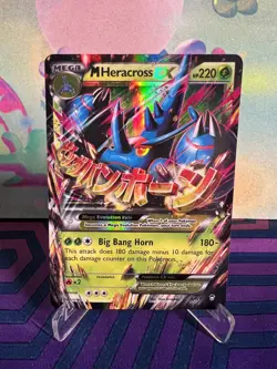 M Heracross EX - 5/111 - Mega Ultra Rare - Pokemon XY Furious Fists - LP - Image 1