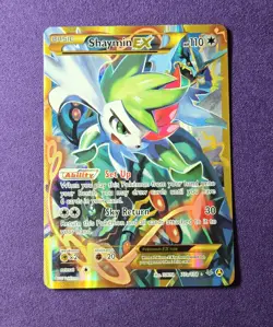 Pokemon TCG XY Roaring Skies Shaymin EX 77a/108 Full Art Ultra Rare LP - Image 1