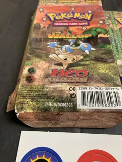 Pokemon Neo Discovery Wallop Theme Deck EMPTY BOX (NO CARDS) Rule Book Counters - Image 3