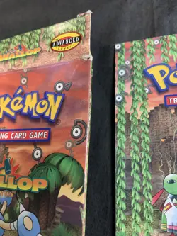 Pokemon Neo Discovery Wallop Theme Deck EMPTY BOX (NO CARDS) Rule Book Counters - Image 5